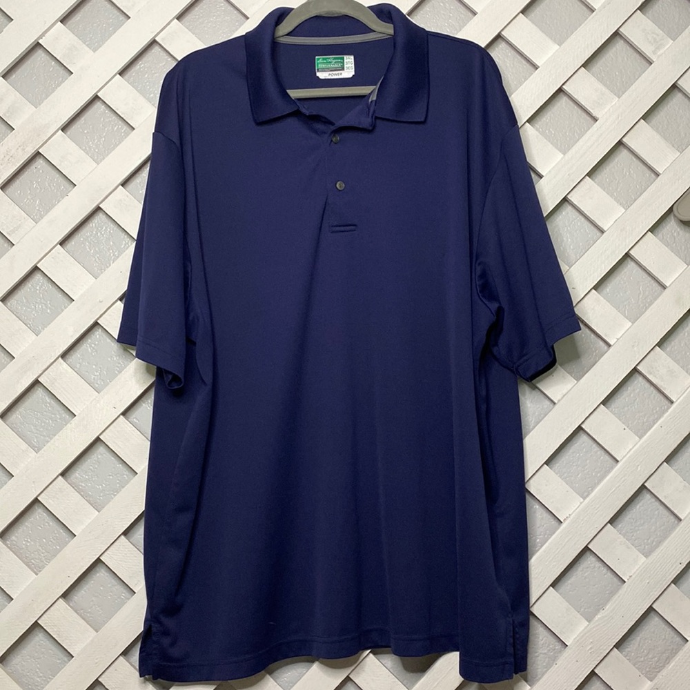 Ben Hogan Performance Men's Polo Shirt Golf Short Sleeve Black Size XXXL